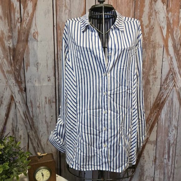 Chico's Tops - Stripped Button-up Blouse